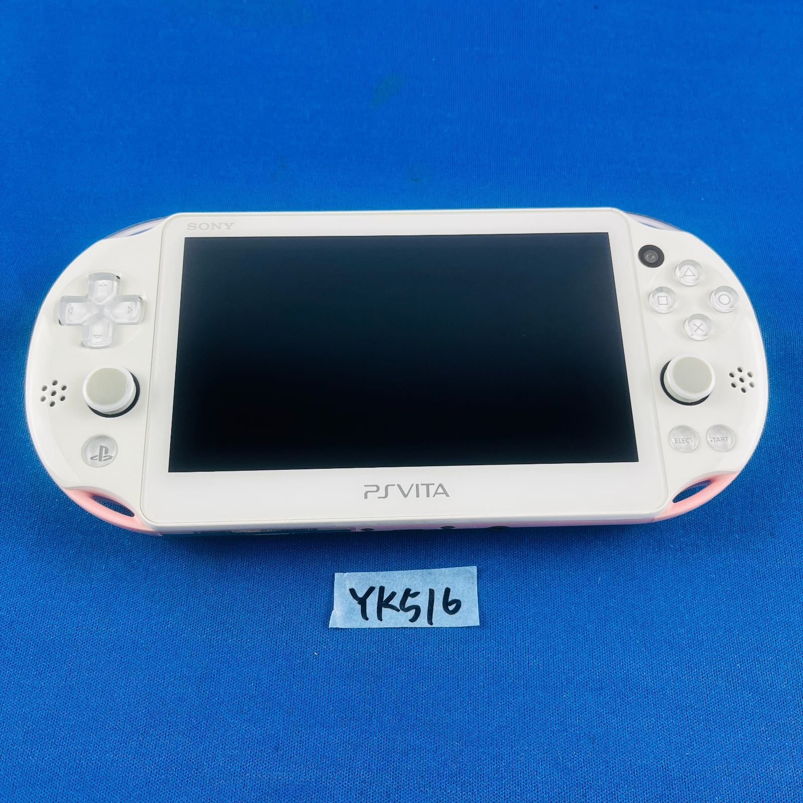  YK 516 ソニー PSヴィータ SONY PS VITA PCH 2000 プレイステーション ヴィータ PlayStation ピンク ホワイト 本体のみ 携帯型ゲーム機 本体 PS Vita(ヴィータ)