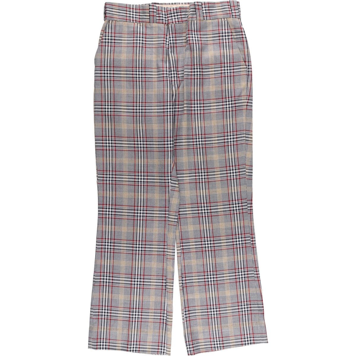古着 70年代~ シアーズ Sears PERMA PREST タータンチェック コットン スラックスパンツ カナダ製 メンズw33相当 ヴィンテージ|eaa592312