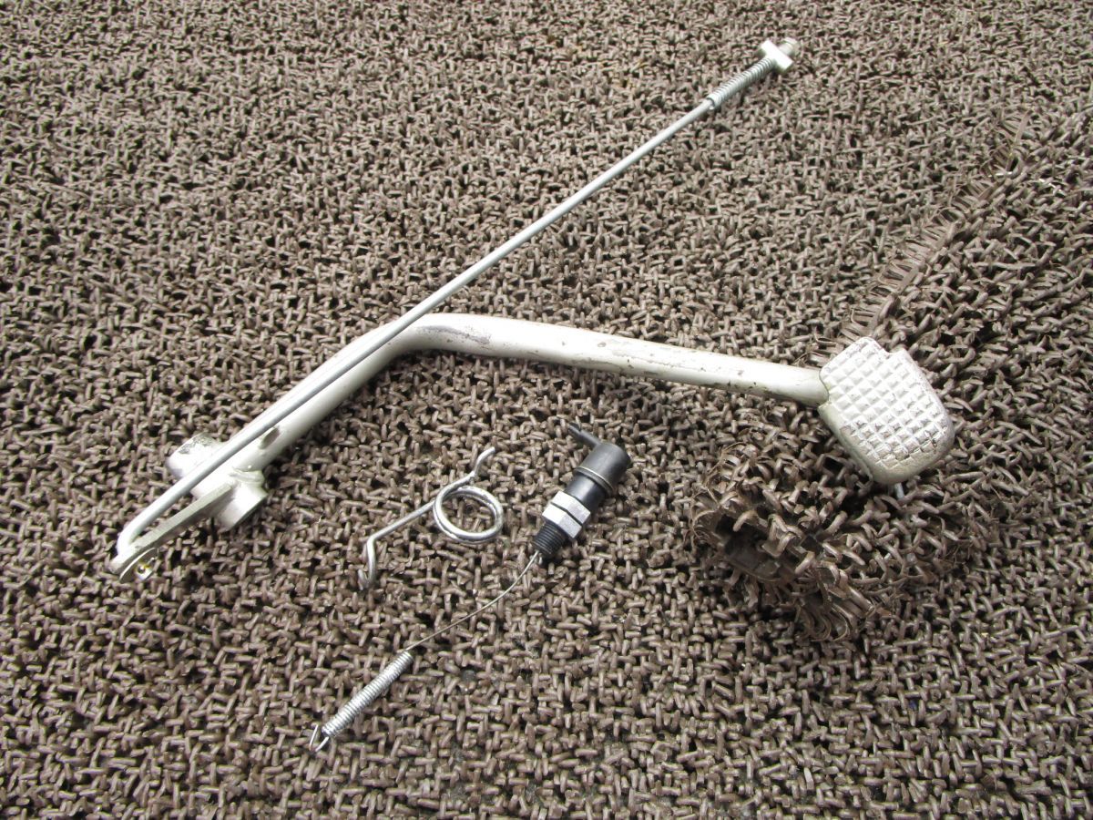 HS-1 ブレーキペダル ロッド T578！HS1 ヤマハ 【 HS1 】 キャブ車 動画有