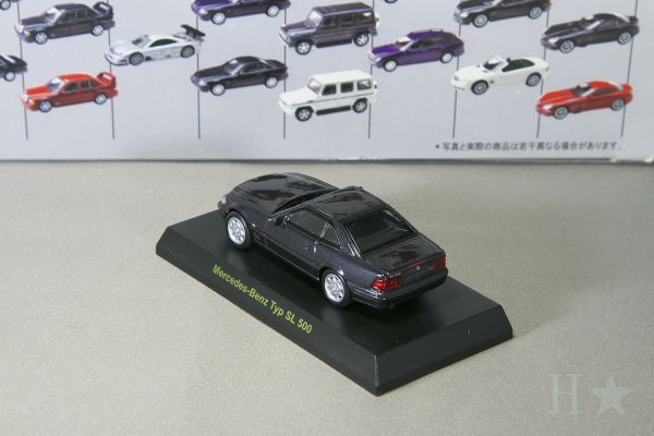 中古品＞京商 1/64 メルセデス・ベンツ タイプ SL500 ブラック