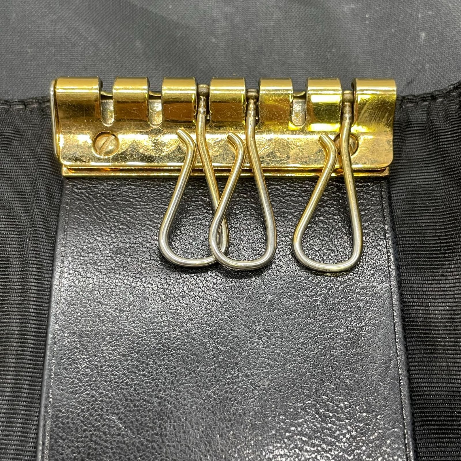 キーケース キャビアスキン