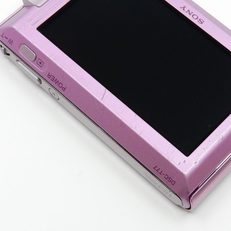 並品】 SONY Cyber-Shot DSC-T77 ストア ピンク #8279