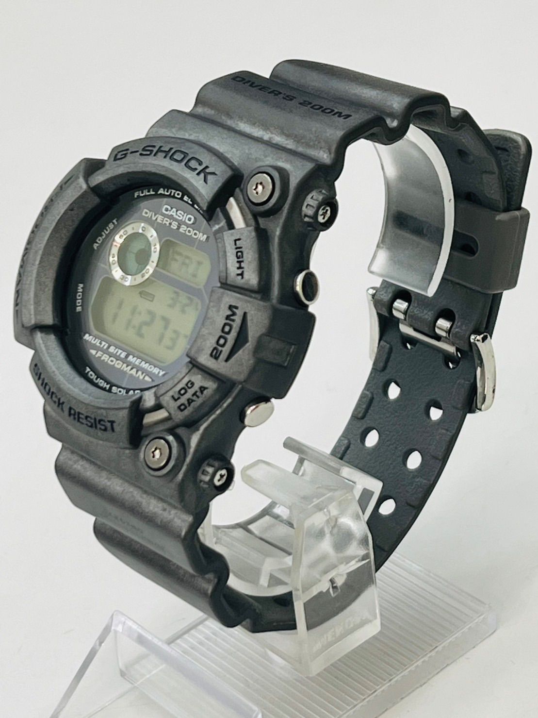 二次電池交換済】G-SHOCK フロッグマン ´05GW-200S-8JF-