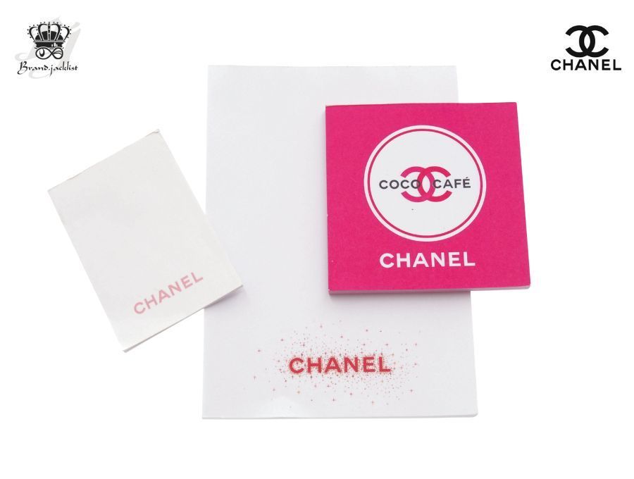 シャネル ノベルティ メモ帳 付箋 3個セット 2018ホリデー COCO CAFE