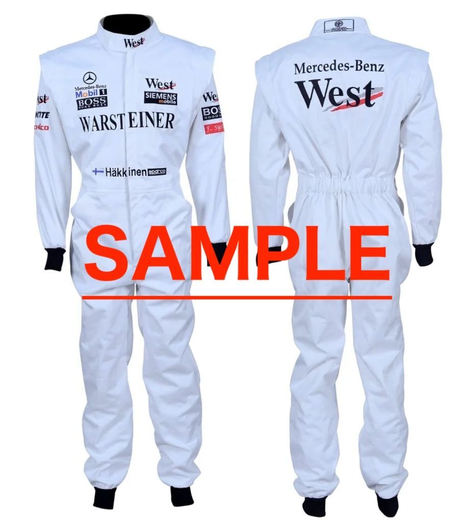 新品　　ミカ・ハッキネン 　F1 カートレーシングスーツ　オーダーメイド　サイズ各種　発送予定日: 12月1日