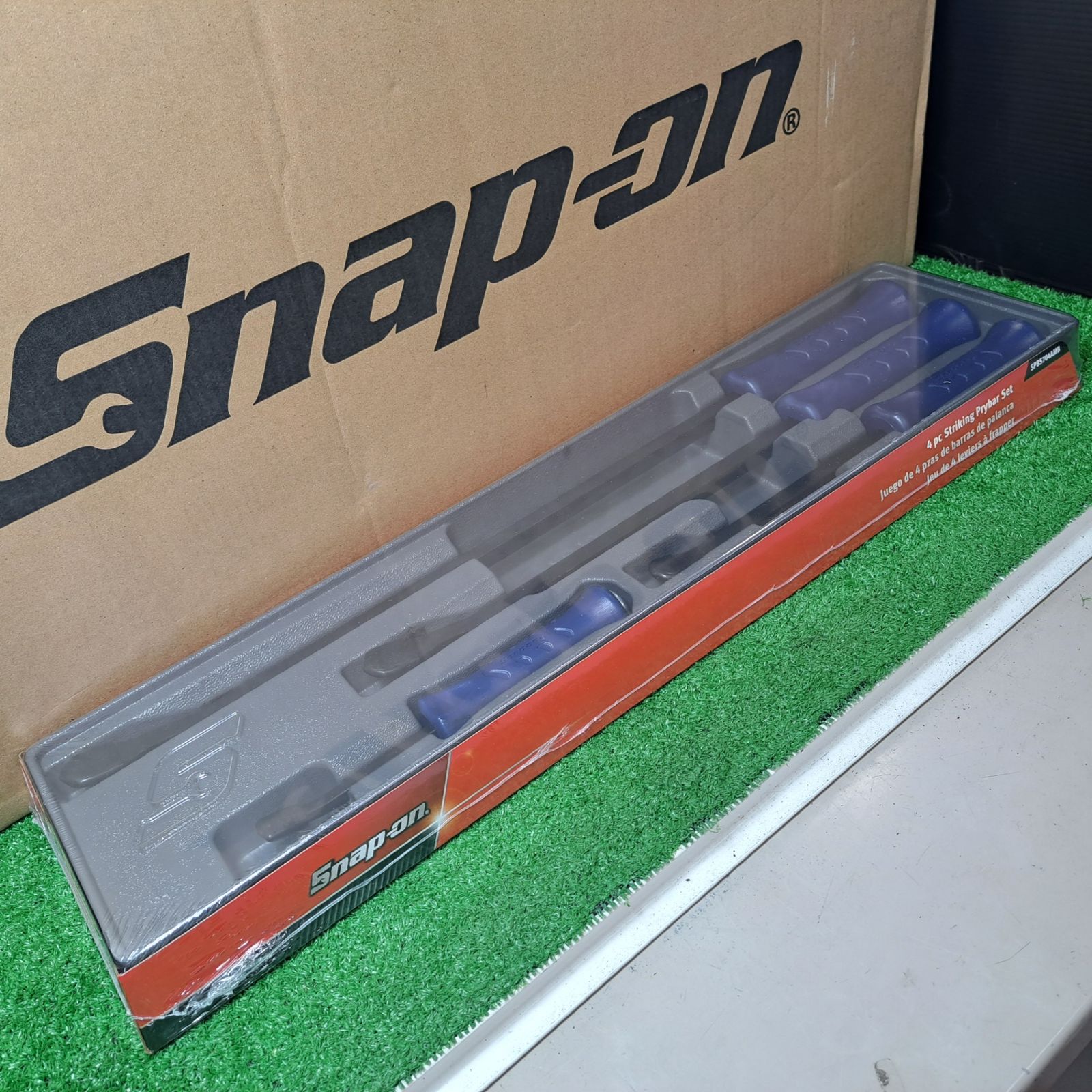 Snap-on|スナップオン 貫通 ストライキングプライバーセット SPBS704AMB ブルー バール ４本セット 岩槻店