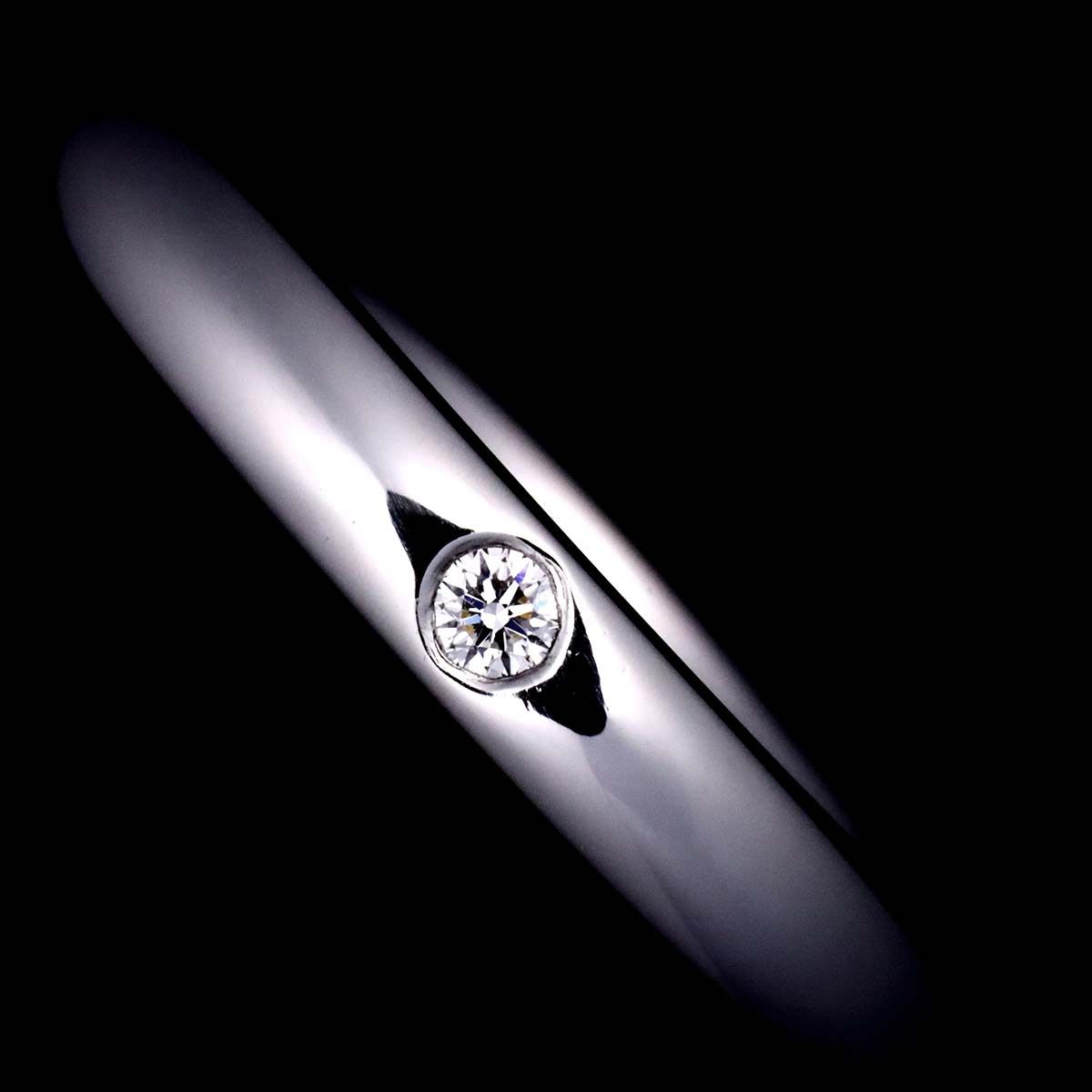 ティファニー TIFFANY&Co. スタッキング バンド 11号 リング ダイヤ 1P  