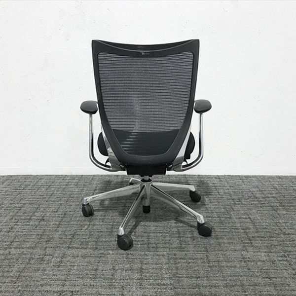 バロン ローバック スタンダードメッシュ オフィスチェア オカムラ ブラック