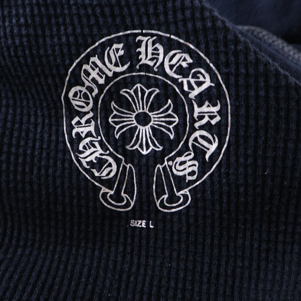 chrome hearts サーマル ホースシュー ダガーzip パーカー クロムハーツ ホースシュー ジップアップ パーカー サーマル生地