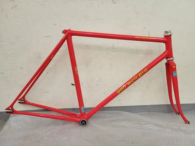 NJS 競輪車　gan well ピストフレーム　 澤亀浩司プロモデル ピスト ピストバイク njs ガンウェル gan well（NJS 競輪車 gan
