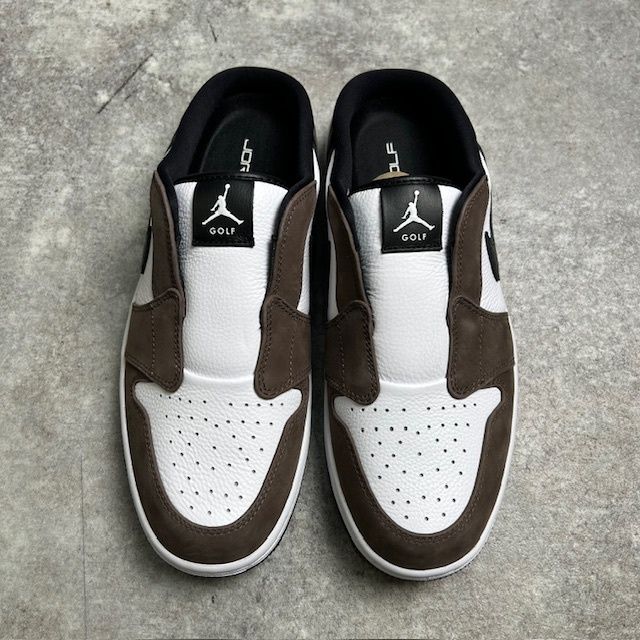 NIKE ナイキ GOLF AIR JORDAN エアジョーダン MULE 27.5cm FJ1214-200 サンダル スニーカー ブラウン ホワイト