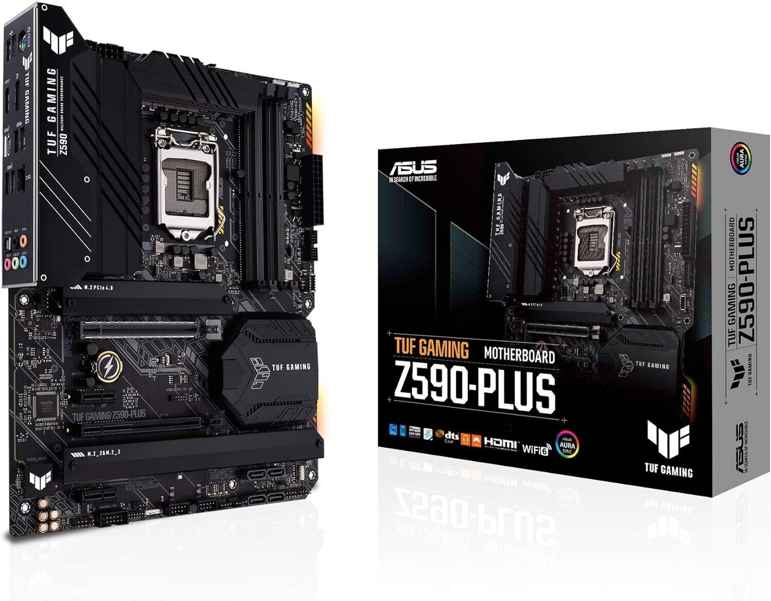 ASUS TUF GAMING Z590-PL LGA 1200 インテル 第 10 世代 / 第 11 世代 ATX マザーボード