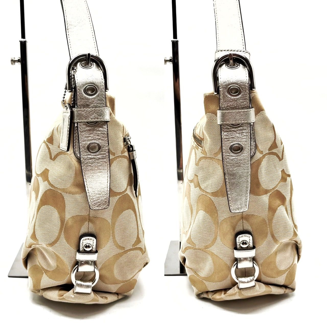 【美品】COACH コーチ　ショルダー　キャンバス シグネチャー　6045 公式】コーチアウトレット | グレース ショルダー バッグ