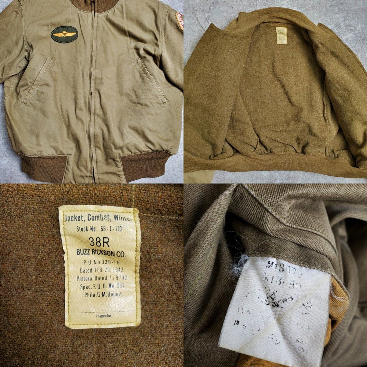 Buzz Rickson's バズリクソンズ タンカースジャケット 38R