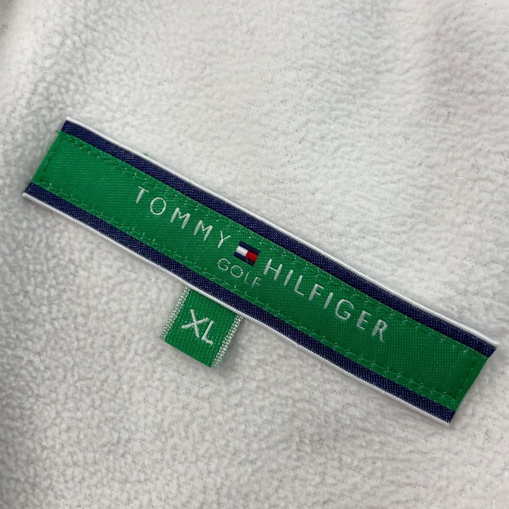 サイズ：XL   GOLF トミー ヒルフィガーゴルフ  裏起毛パンツ ロゴ刺繍  ホワイト系 [240101441105] ゴルフウェア メンズ ストスト サイズ：XL TOMMY HILFIGER GOLF トミー ヒルフィガーゴルフ 裏