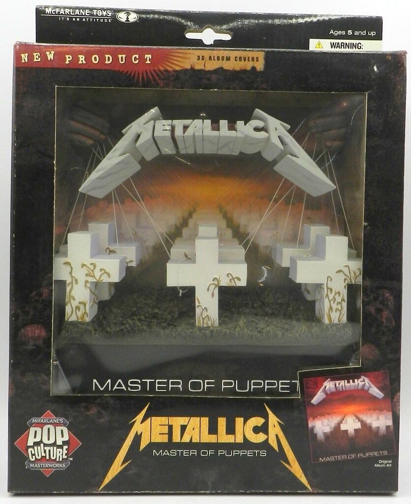 McFARLANE TOYS POP CULTURE/3D ALBUM COVERS METALLICA MASTER OF PUPPETS