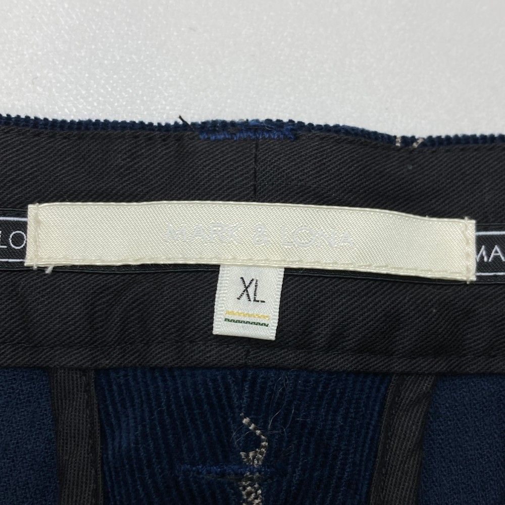 MARK & LONA マークアンドロナコーデュロイパンツネイビー