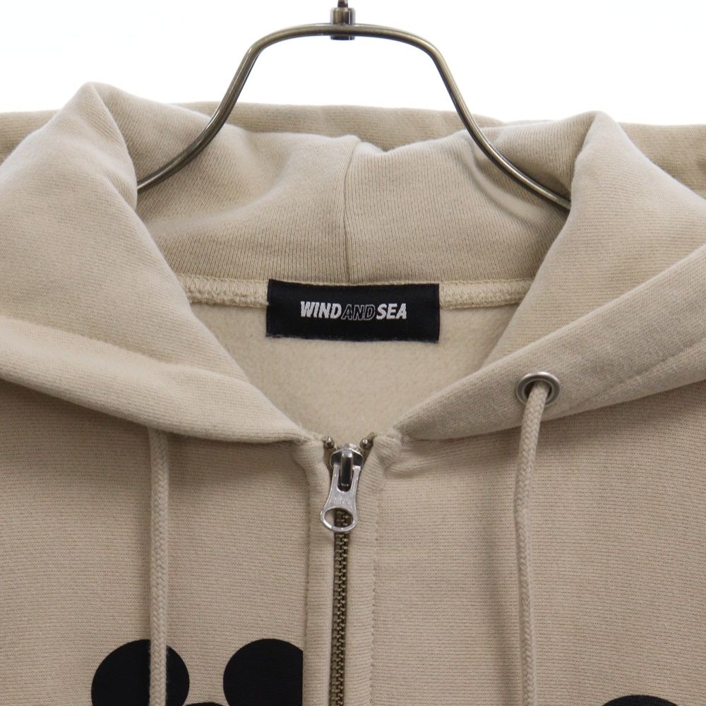 WIND AND SEA (ウィンダンシー) × Disney MICKEY MOUSE HOODIE Zip-Up  