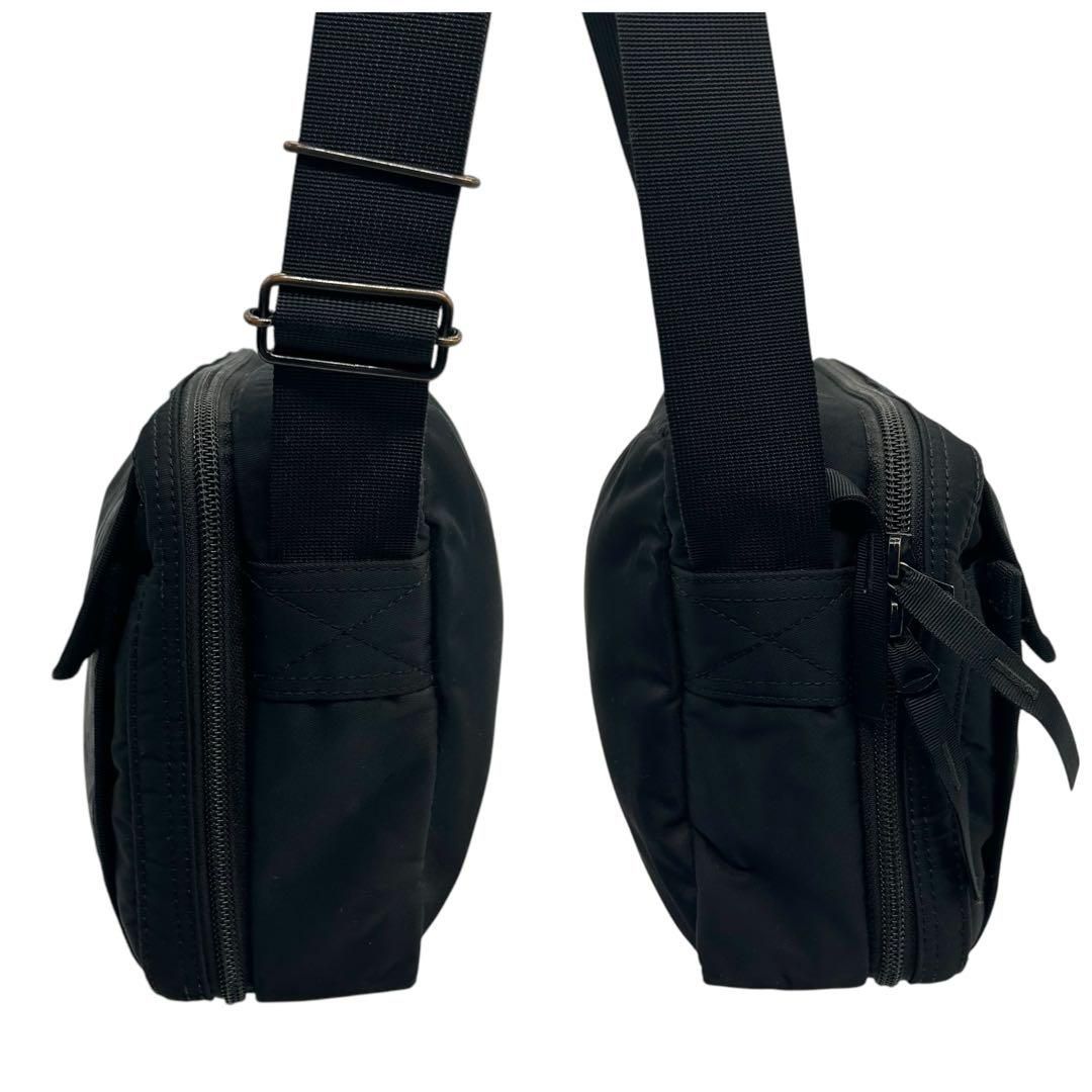 PORTERポーターTANKER タンカーショルダーバッグ二層式ブラック