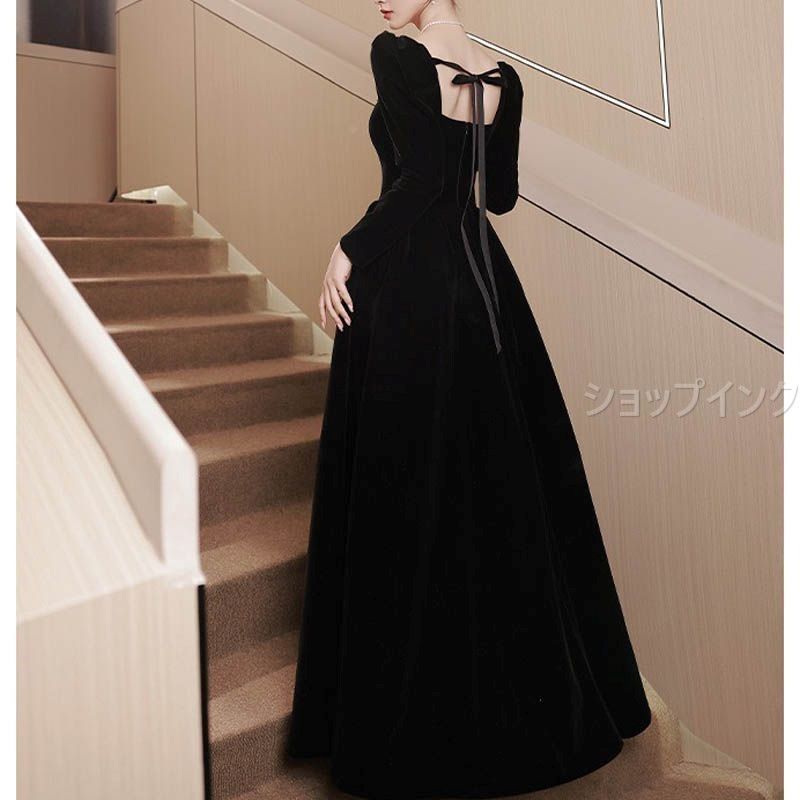 長袖 ベルベット