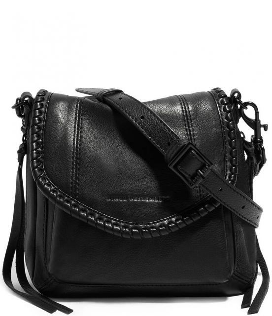 【送料無料】 エイミー ケステンバーグ レディース ショルダーバッグ バッグ All For Love Mini Solid Black Leather Crossbody Bag Black/Black