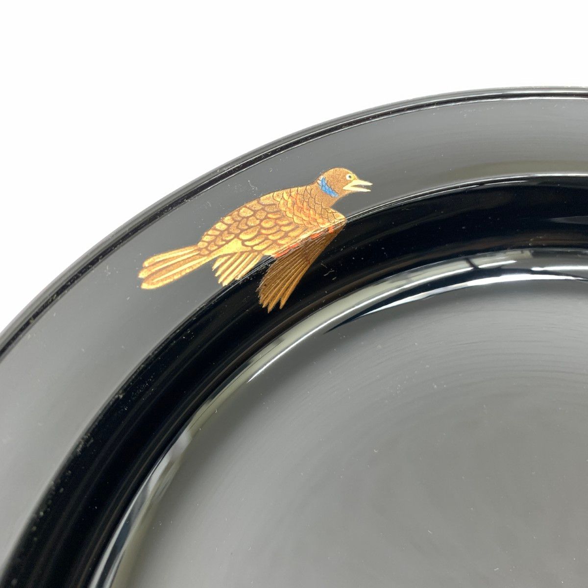 輪島塗 漆器 慶塚作/松に山鳩蒔絵器 ブラック / 240001168183 - メルカリ 