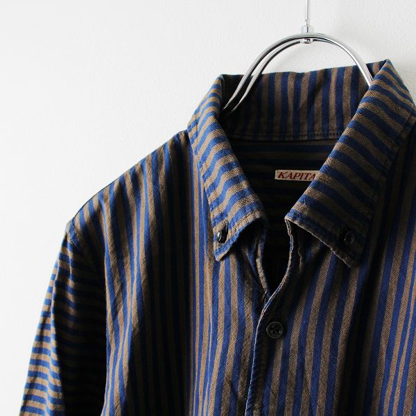 キャピタルKAPITAL ストライプ fig長袖シャツ キャピタルKAPITAL ストライプ fig長袖シャツ - トップス