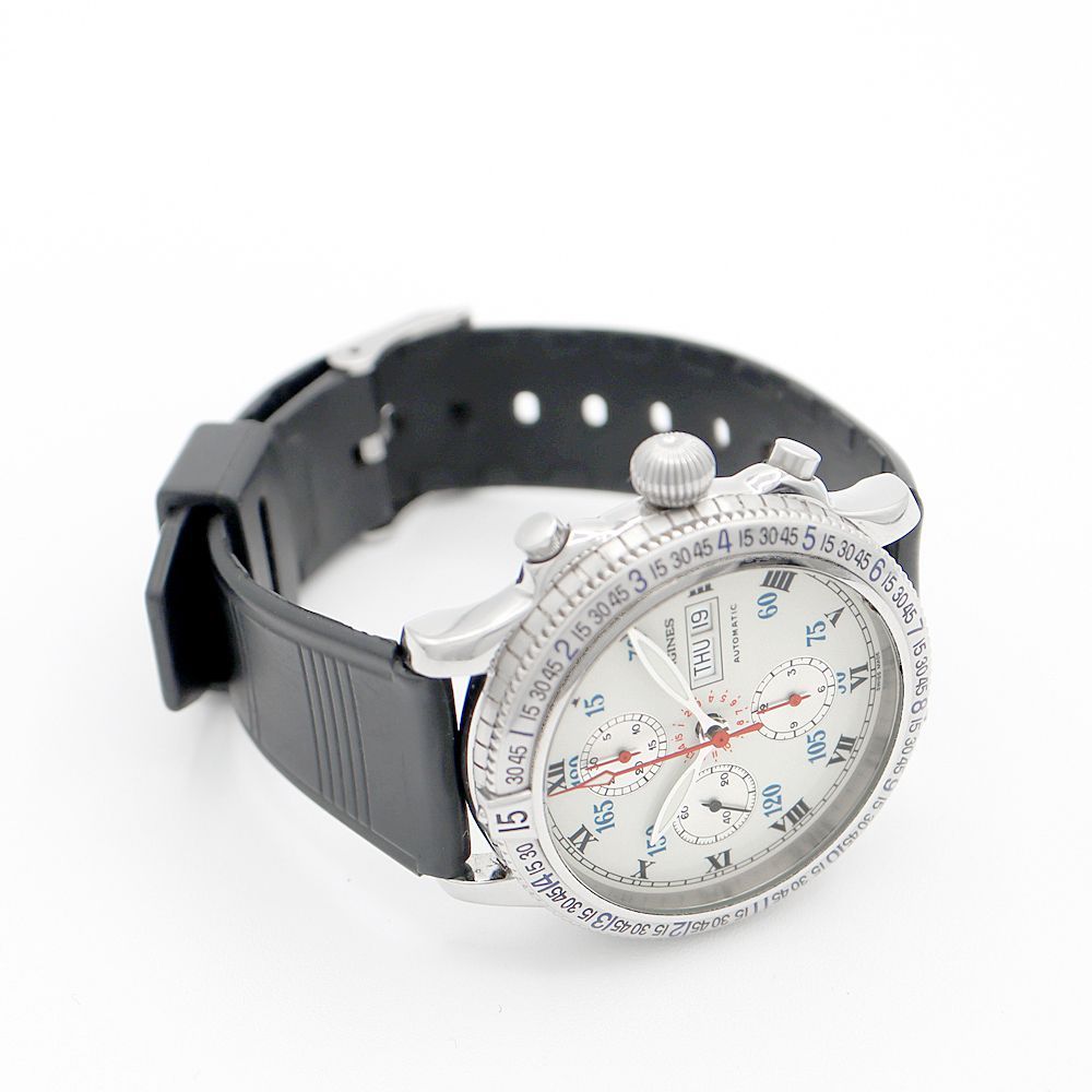 LONGINES ロンジン リンドバーグ 自動巻 ロンジン リンドバーグ クロノグラフ デイデイト 自動巻 腕時計 L2