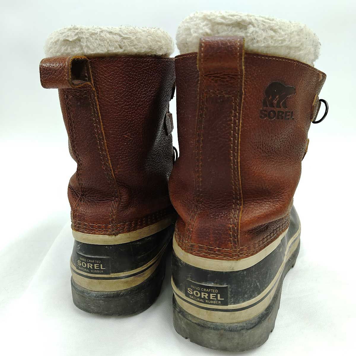 高評価の ソレル CARIBOU カリブー ウール ウィンターブーツ 28cm NM1481-256 メンズ SOREL