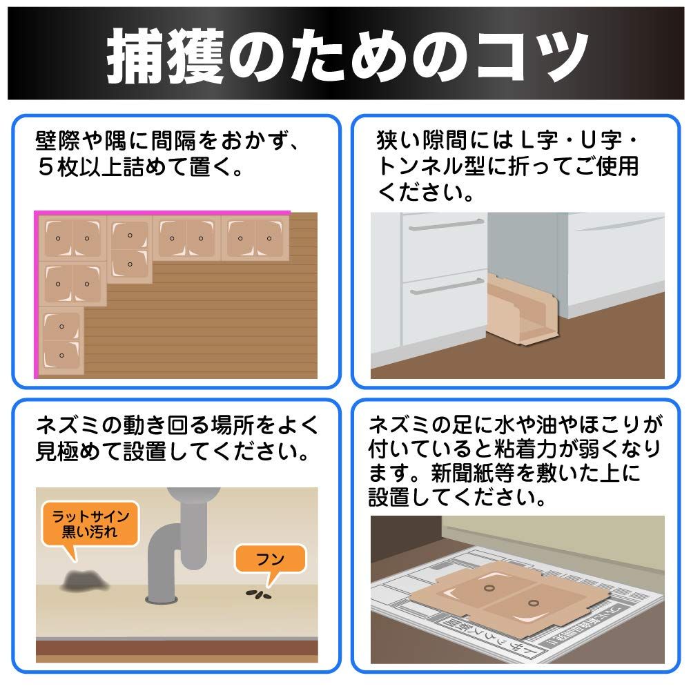 高性能ネズミ捕りシート