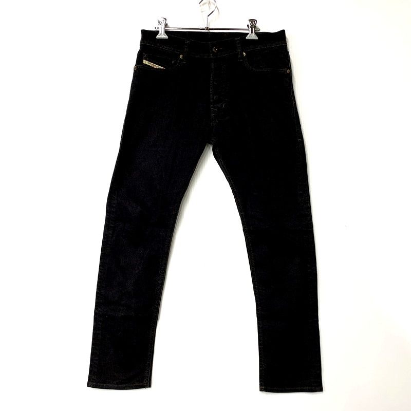 メンズ DIESEL ディーゼル TEPPHAR BLACK DENIM PANTS ブラックデニムパンツ ジーンズ ズボン ボトムス 152-250129-ay-11-IZU