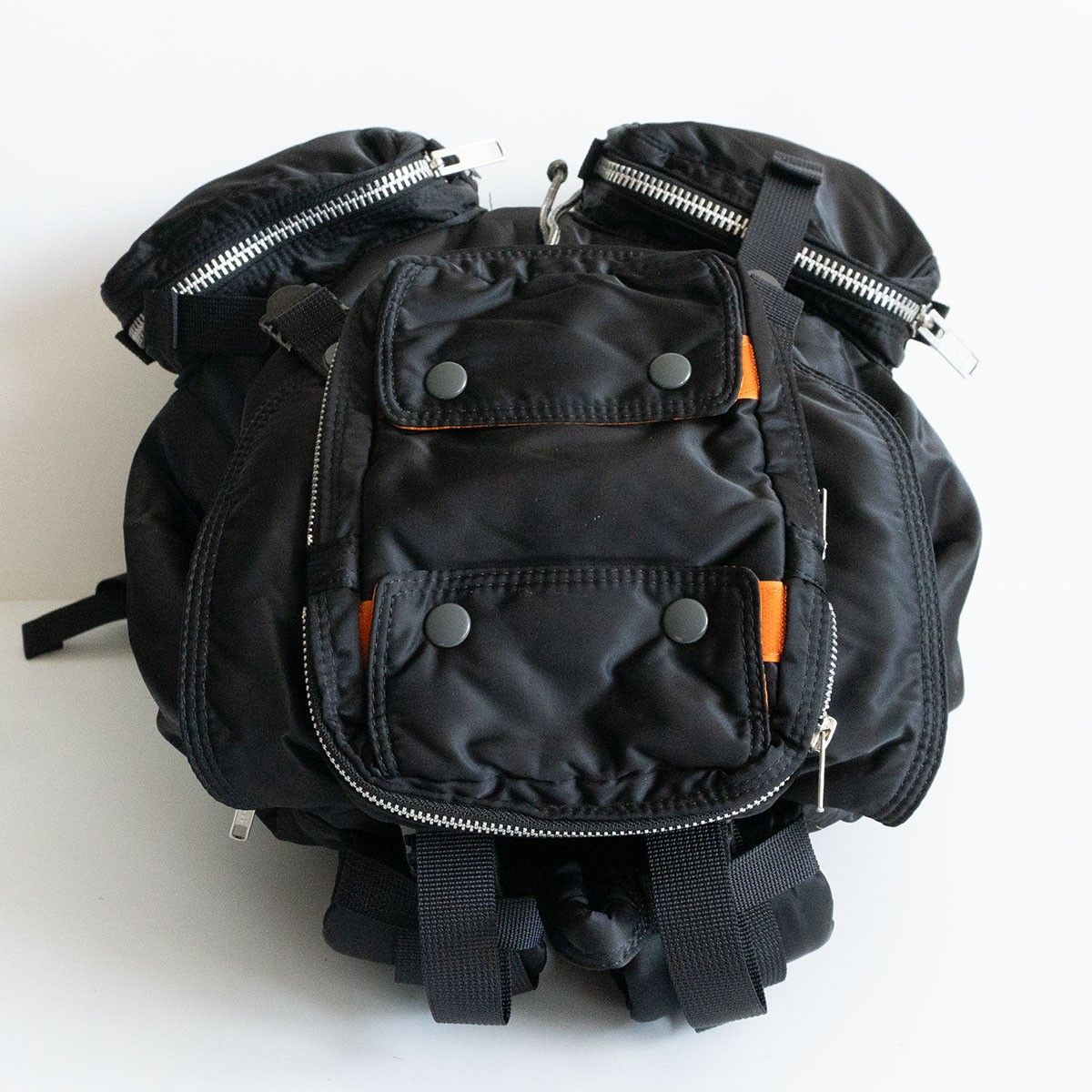 ✨️極美品✨️ PORTER メンズ タンカー リュック ブラック ナイロン ポーチ 極美品✨ポーター リュック ナイロン ブラック タンカー ポーチ