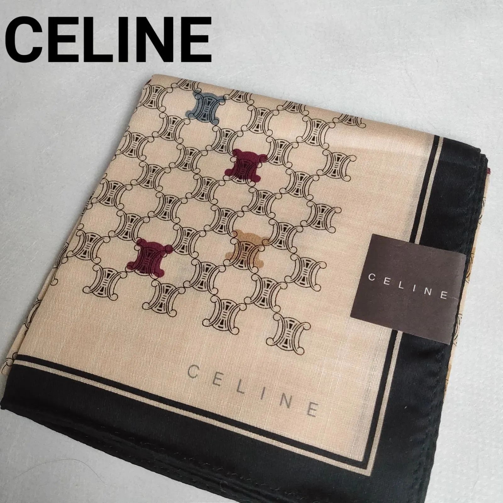 新品未使用】CELINE セリーヌ レディース ハンカチ マカダム柄 - メルカリ