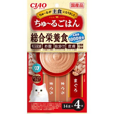 同梱不可 48個セット CIAOちゅ～るごはんまぐろ14g×4本