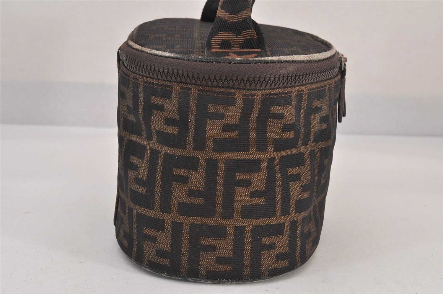 FENDI フェンディ ヴィンテージ ズッカ柄 バニティ バッグ