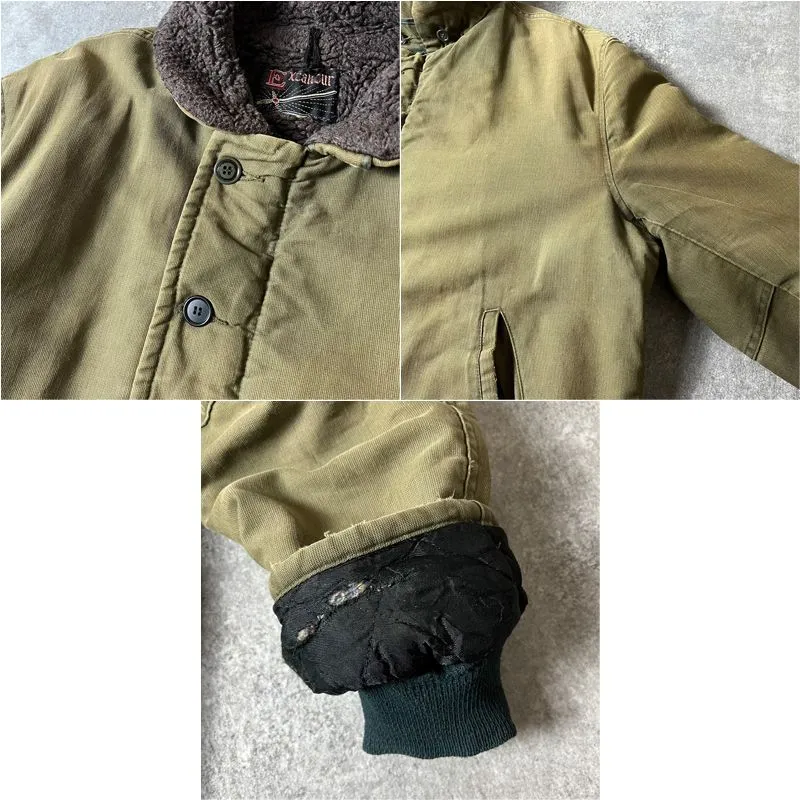 70s Excalibur N-1 デッキジャケット USA製 民間品 70s USA製 民間 Excalibur N-1 デッキ ジャケット / 70年代 アメリカ製