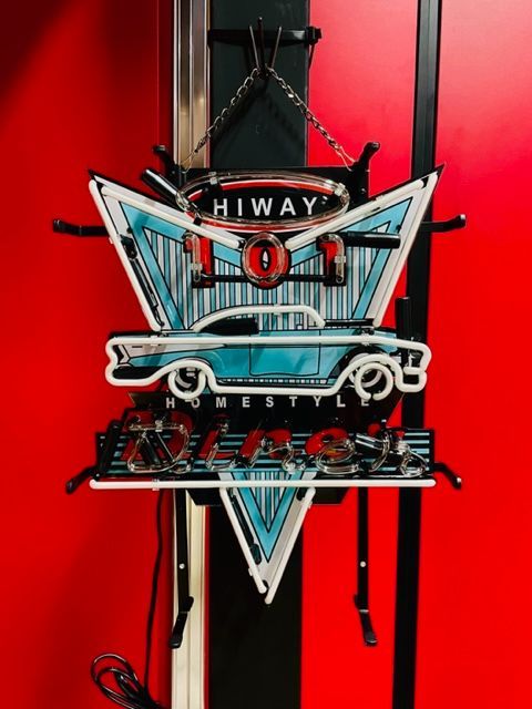 HOTROD ネオンサイン LED アメ車 ホットロッド ガレージ ホットロッド カスタム ガレージ ロカビリー アメ車 クラシック