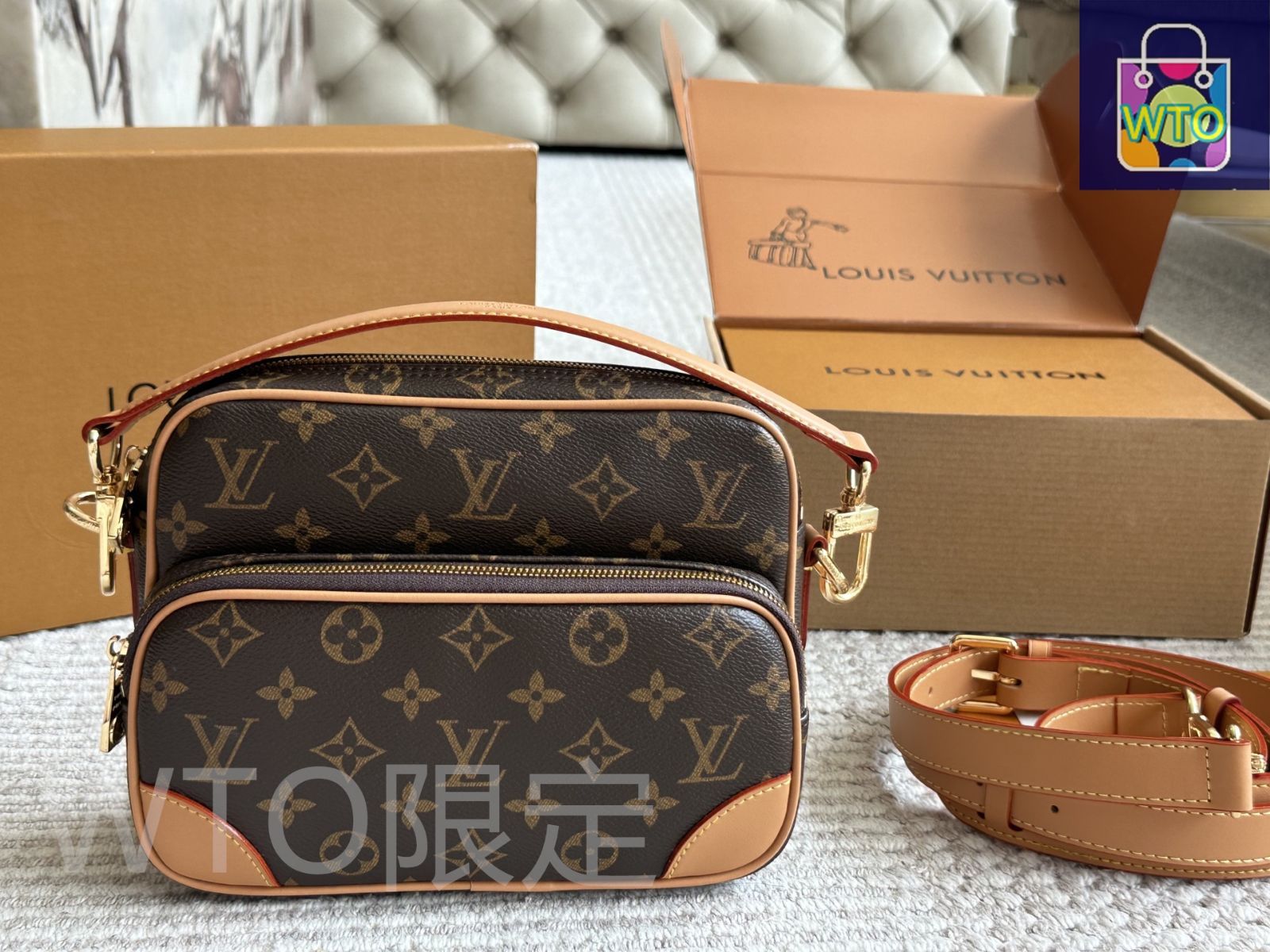 ルイヴィトン　ホリデー限定　バッグ等の箱9箱　大サイズ、中サイズ 今日特価】LV ルイヴィトン ソフトトランク ロゴ柄デザインの