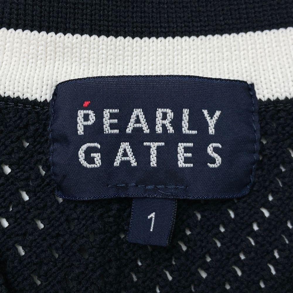 サイズ：1 PEARLY GATES パーリーゲイツ ワッペン付き ニット