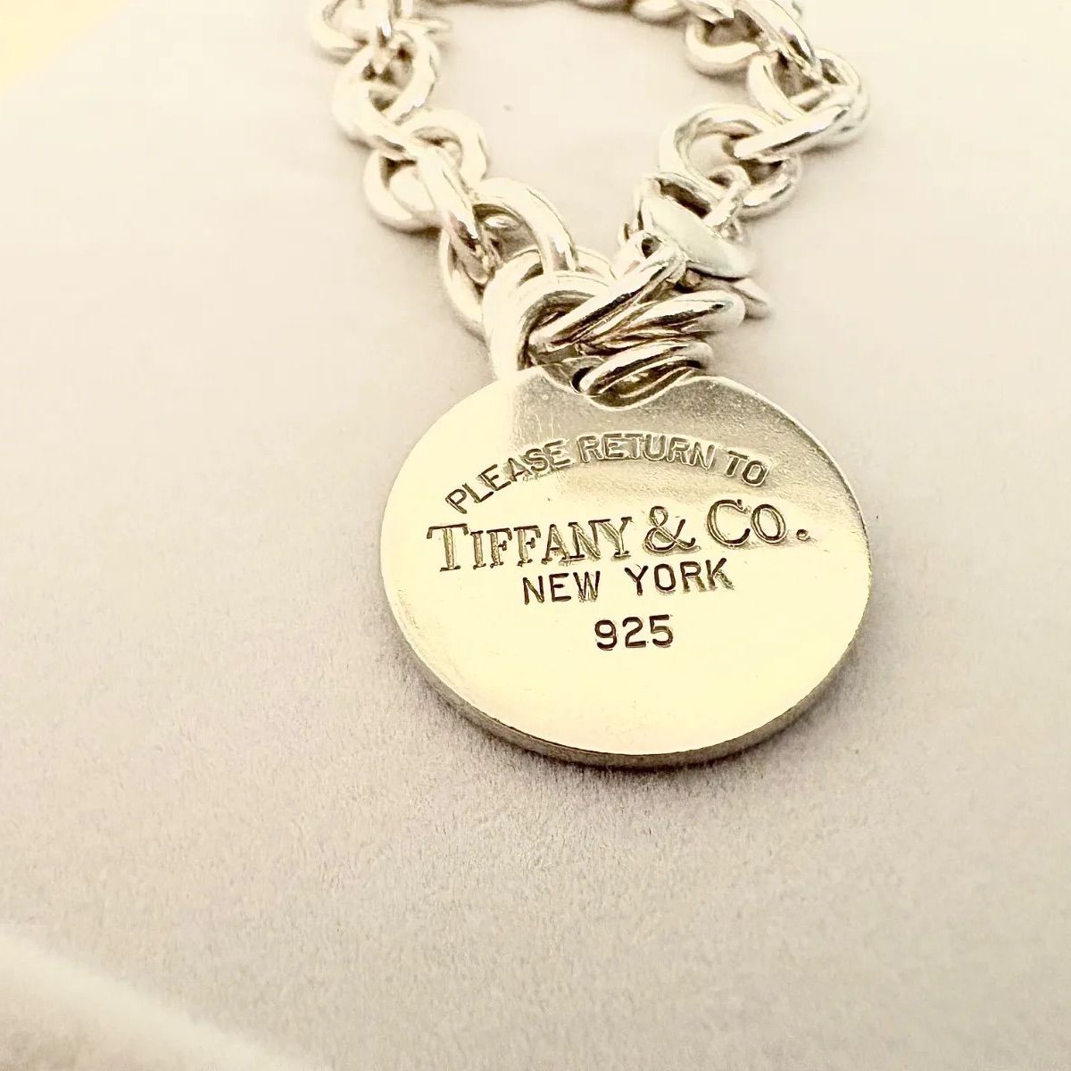 クーポン配布中》【極美品】リターン トゥ ティファニー ラウンドタグ