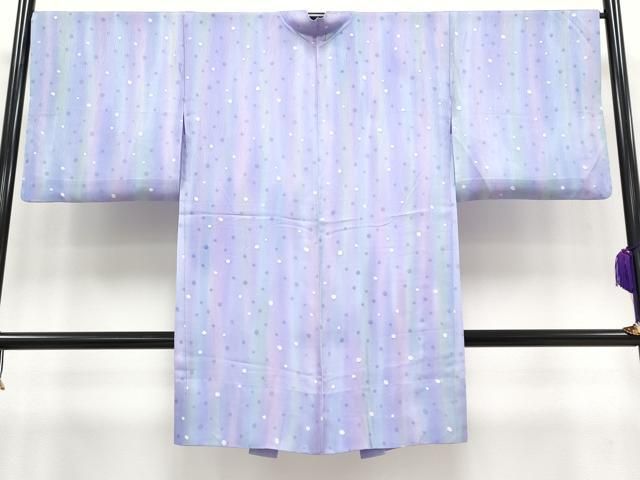 平和屋本店 上 スリーシーズン 春夏秋 塵除け 長羽織 恵匠染芸 水玉紋紗 暈し染め 上代39万 反端付き CYAA3200s5