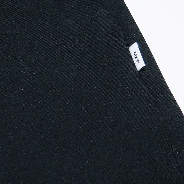 WTAPS CREASE DL TROUSERS 黒 Mサイズ WTAPS（ダブルタップス） 22SS CREASE/TROUSERS/COPO.TWILL 221BRDT