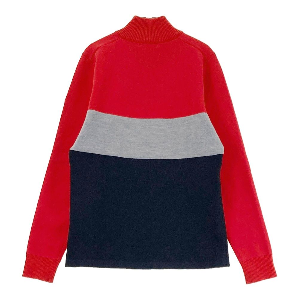 サイズ：M DESCENTE GOLF デサントゴルフ ハーフジップ 長袖ニット