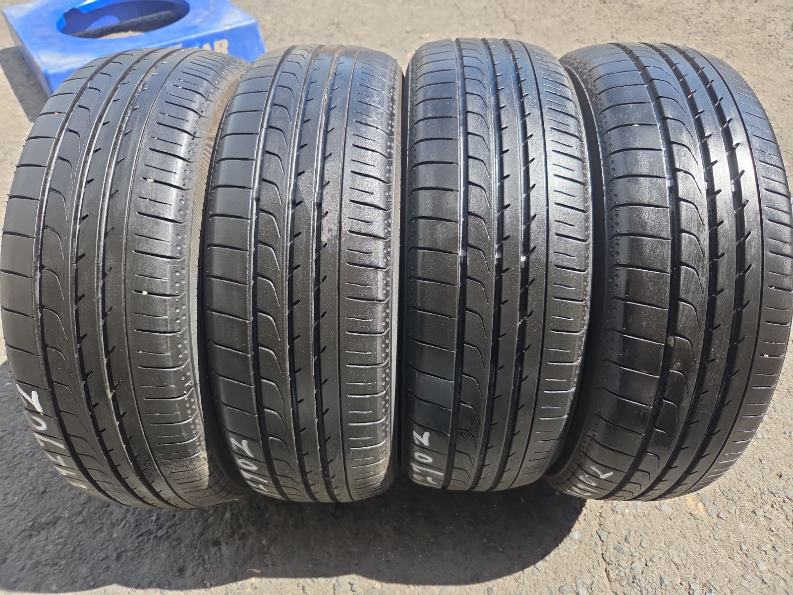 送料無料!! 165|55R15 4本 ヨコハマ 21製 N-BOX N-WGN タント ムーブ スペーシア カスタム エブリィ ワゴンR パンクチェック済み