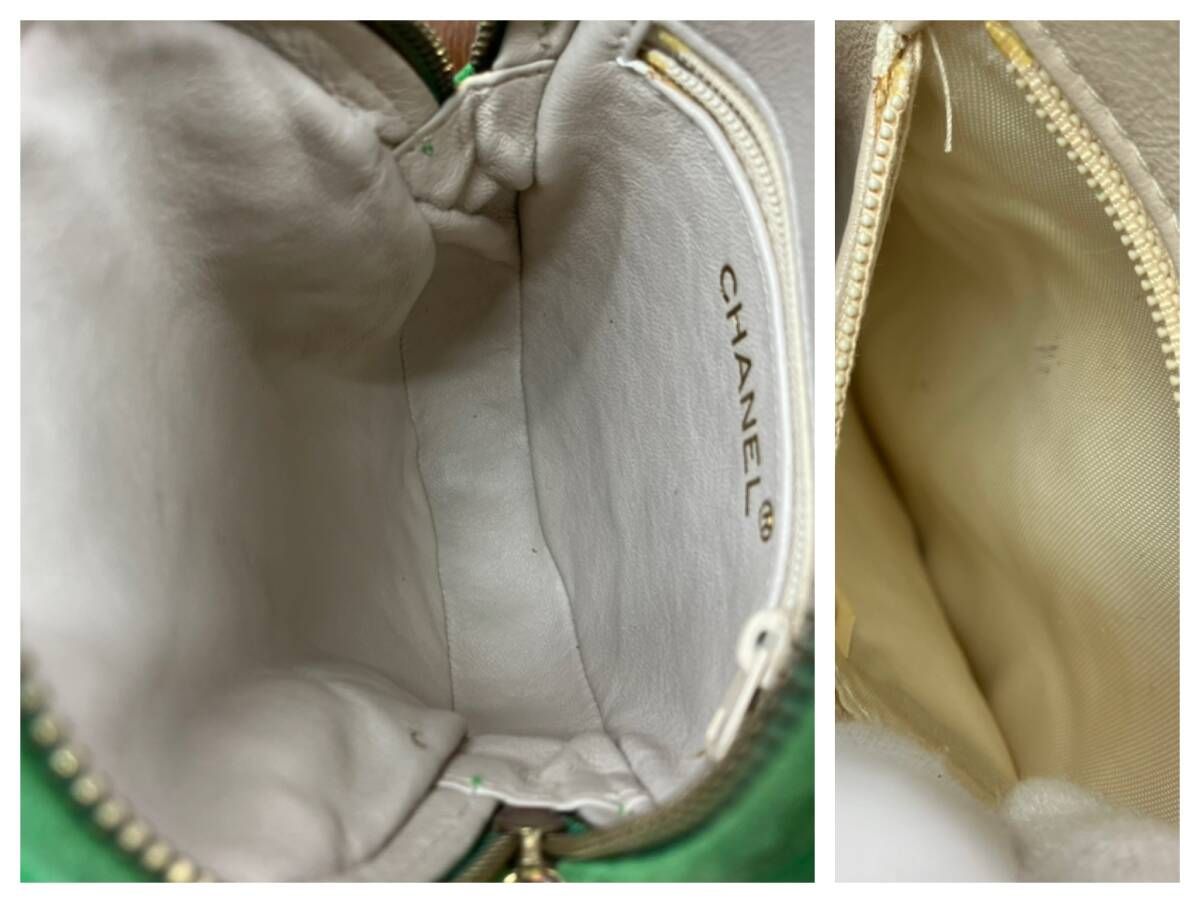 中美品　CHANEL　チェーンショルダーバッグ　ココマーク　マトラッセ　スエード シャネル マトラッセ スエード ココマーク チェーン ショルダー