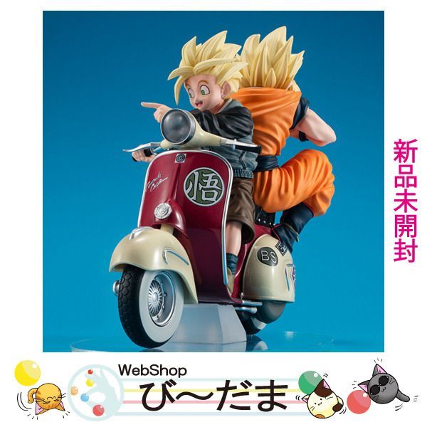bn 14 デスクトップリアルマッコイEX ドラゴンボールZ 超サイヤ人孫悟空＆孫悟飯＆バイク◆ Ss