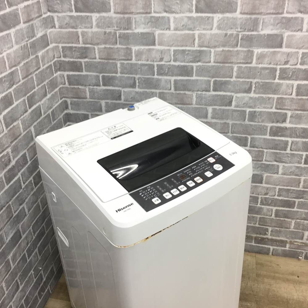 ハイセンス Hisense 洗濯機 5.5kg HW-T55C 2019年製 - メルカリ