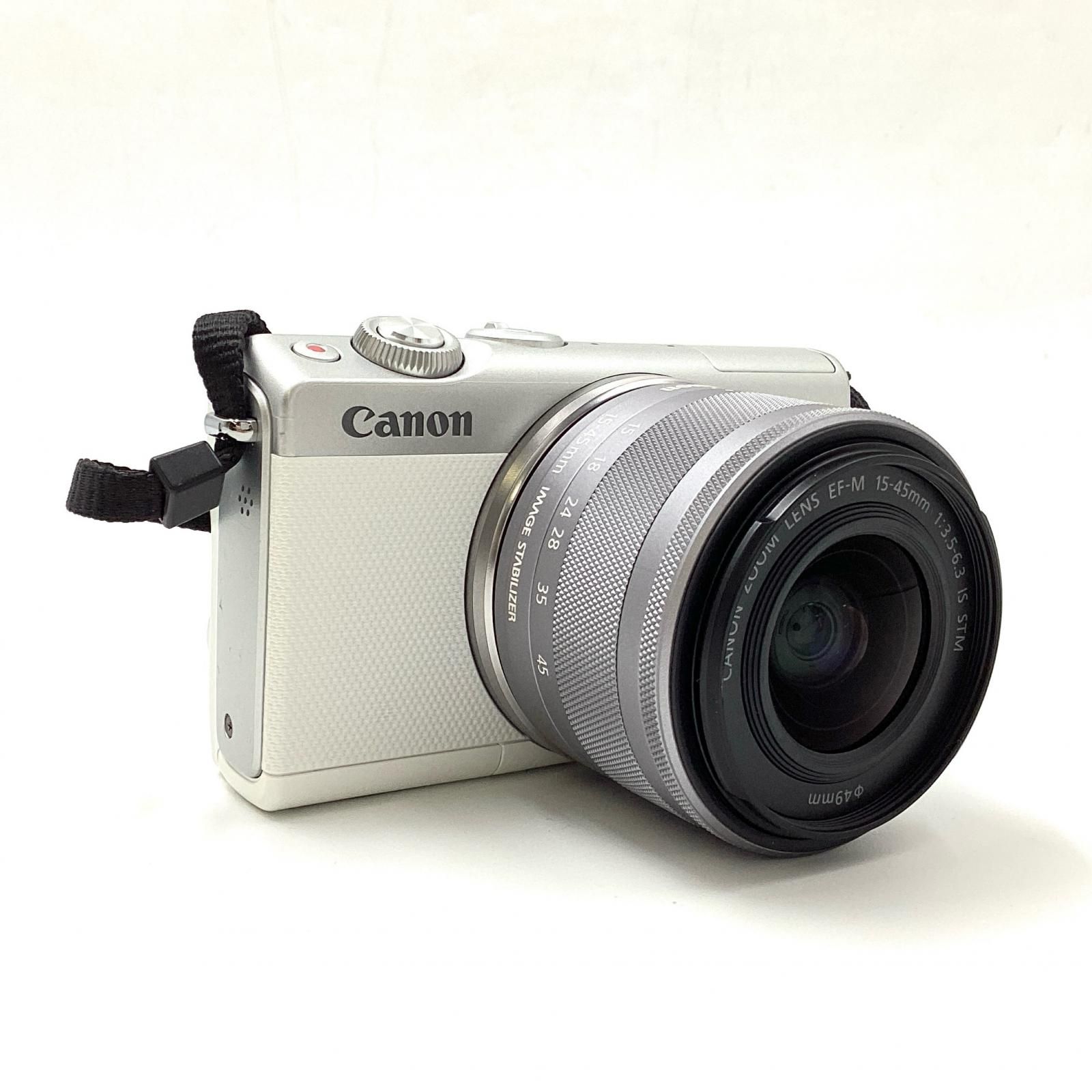 Canon EOS M100 ズームキット WH