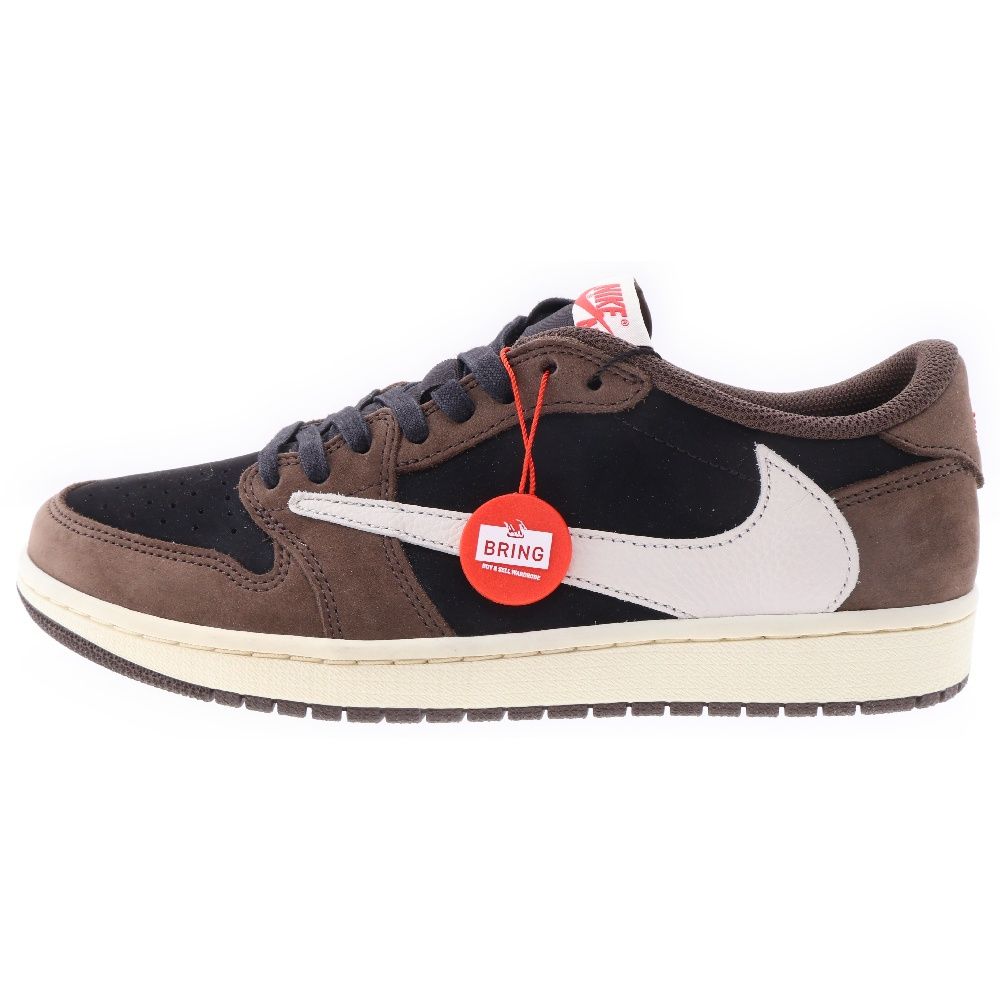 NIKE (ナイキ) ×TRAVIS SCOTT AIR JORDAN 1 LOW OG SP-T CQ4277-001 トラビス スコット エアジョーダン1 ローカットスニーカー ブラウン US9.5/27.5cm