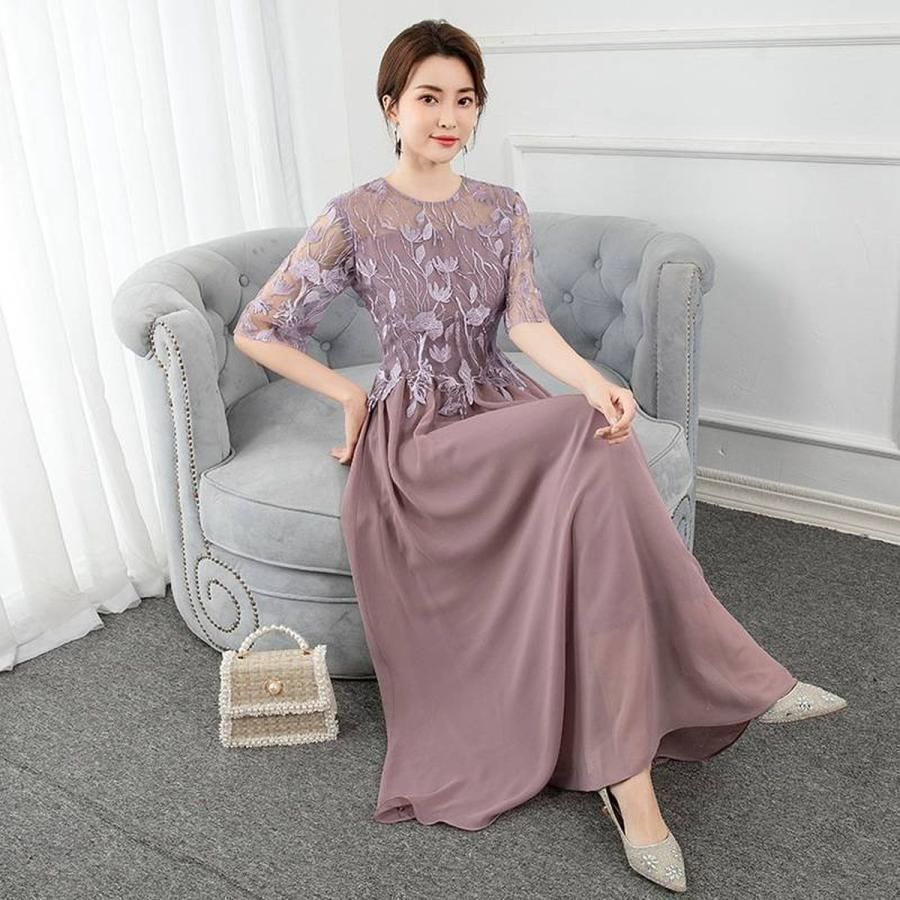 パーティードレス 30代 お呼ばれ 上品 顔合わせ フォーマルドレス 40代 小柄 小さいサイズ フォーマル 服装 春 夏 秋 冬 ドレス 体型カバー